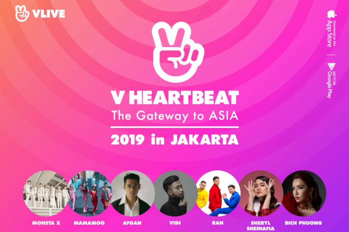 Afgan hingga Mamamoo akan tampil di konser V Heartbeat Indonesia