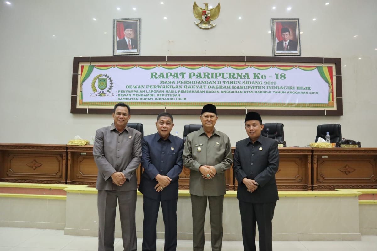 APBD-P Inhil 2019 disahkan, Wakil Bupati apresiasi pembahasan selesai tepat waktu