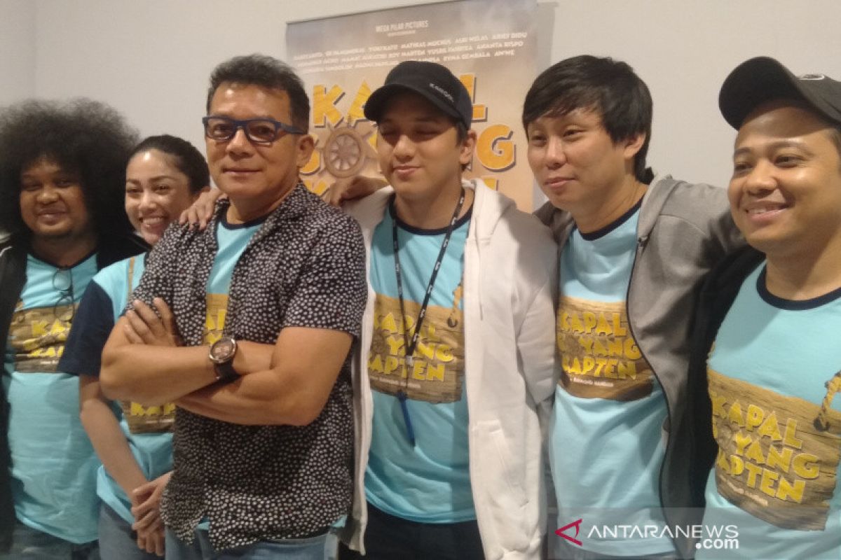 Aktor Mathias Muchus nikmati pembuatan film "Kapal Goyang Kapten"