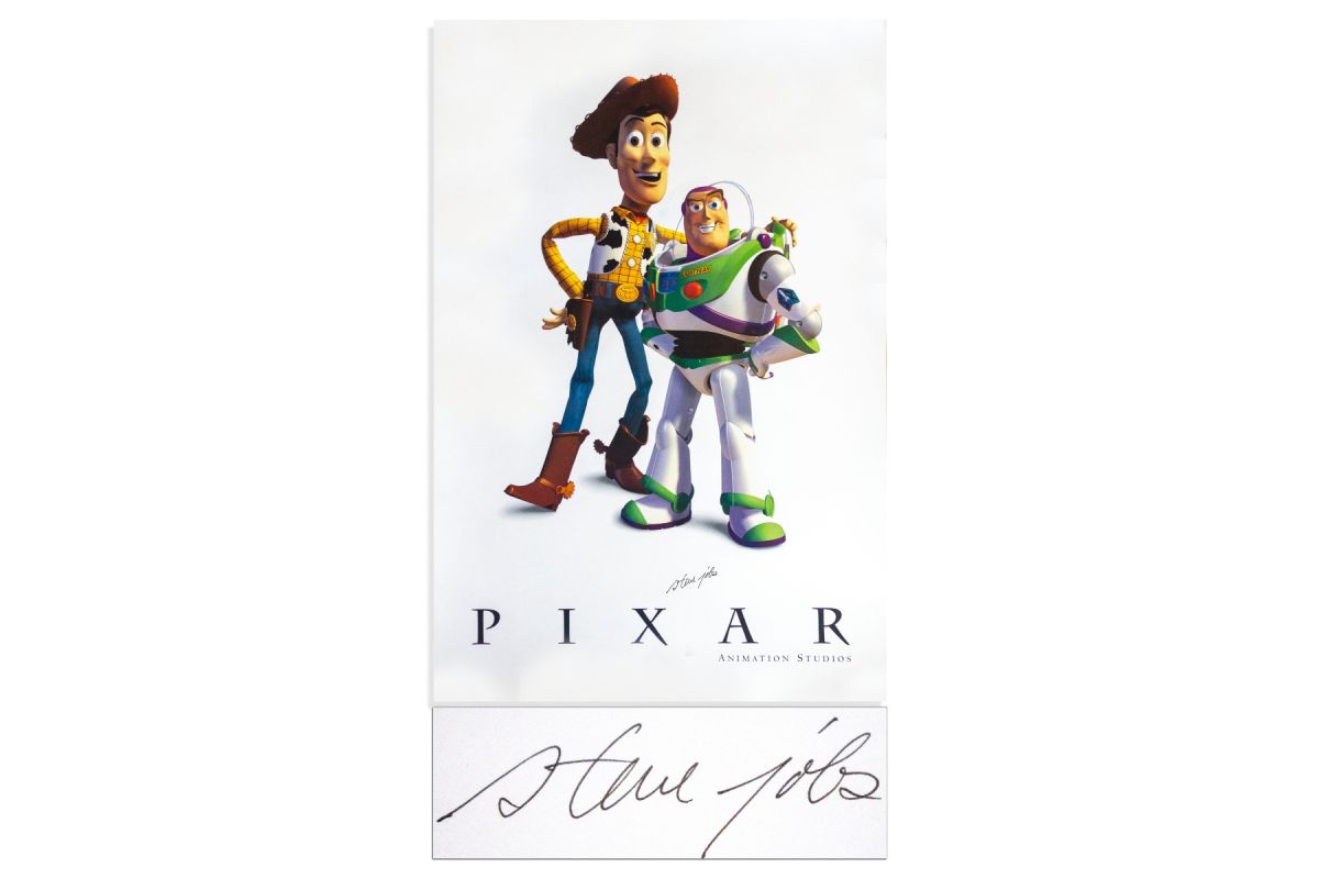Poster "Toy Story" yang ditandatangani Steve Jobs laku ratusan juta