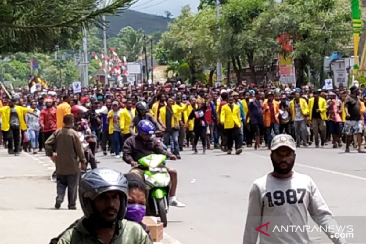 Sejumlah wartawan Jayapura mengaku terintimidasi saat liput demo anarkis