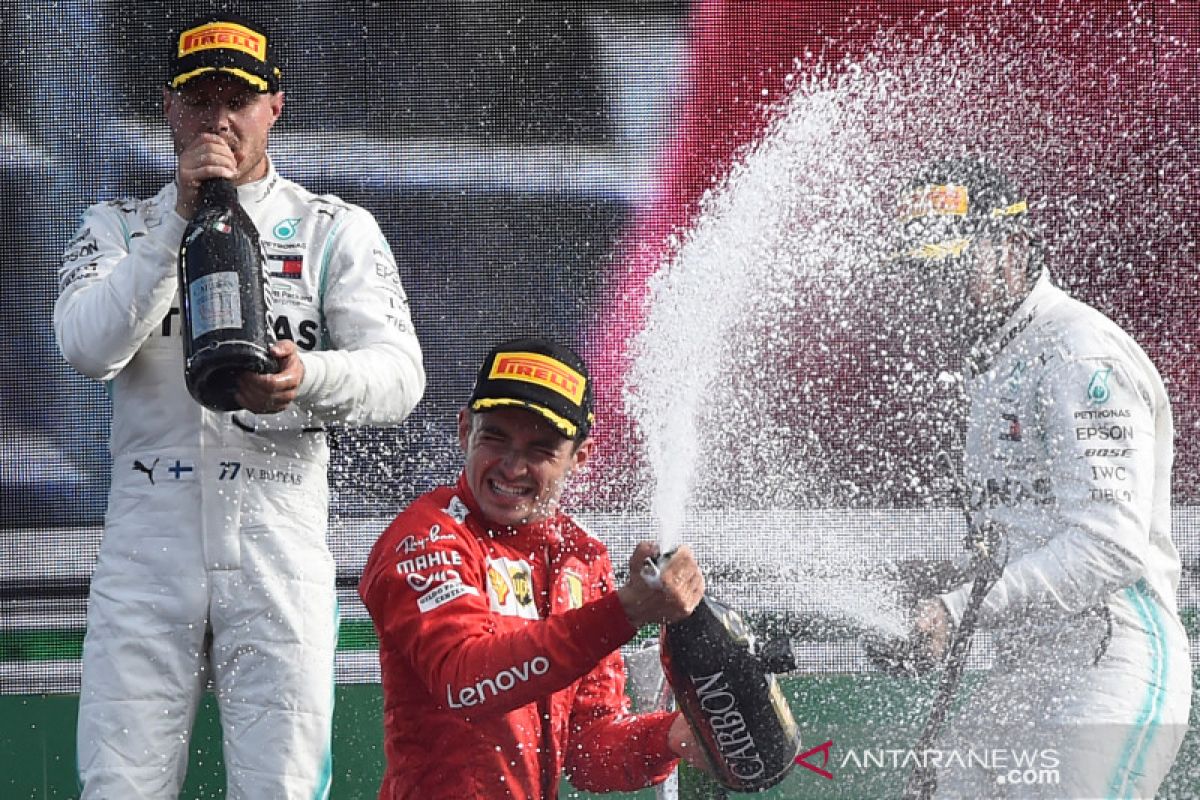 Leclerc juara Grand Prix Italia