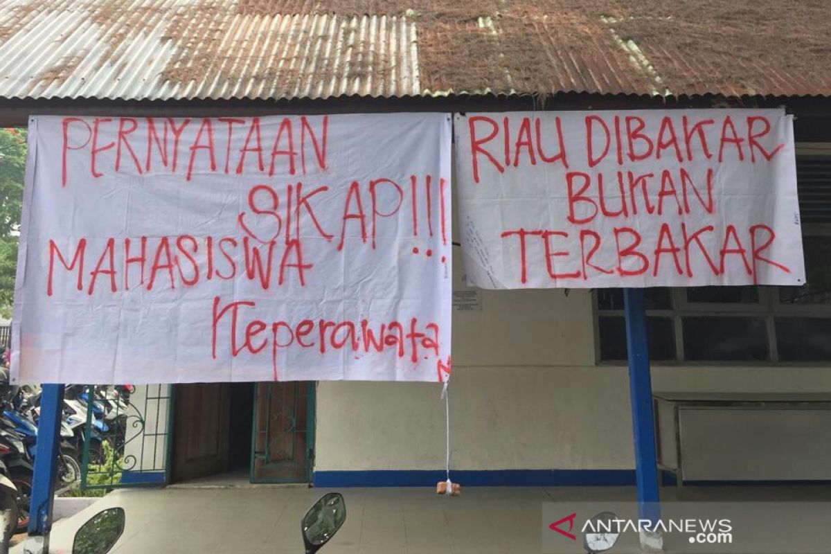 Karhutla Riau - BEM Universitas Riau desak pemerintah atasi Karhutla