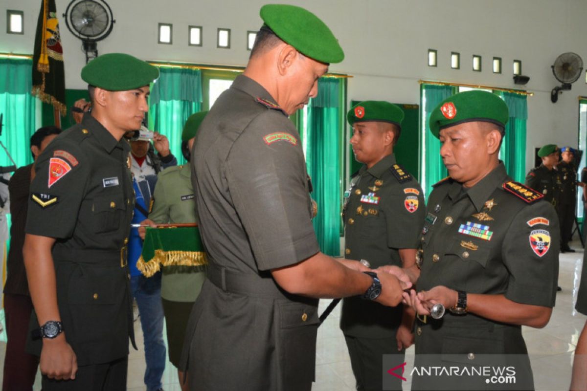 Danrem 162/WB memimpin serah terima jabatan Dandim Lombok Barat dan Dompu