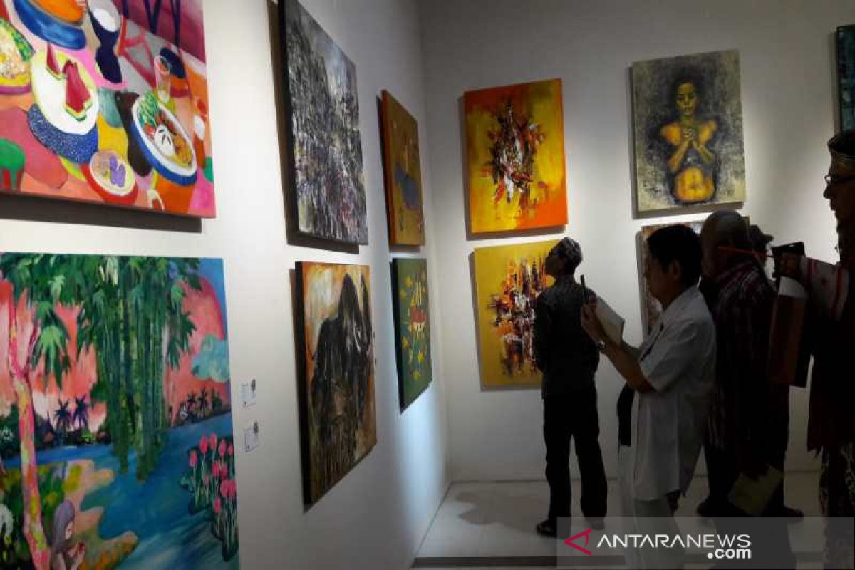 Seniman dari 17 negara ikuti pameran seni rupa di Borobudur