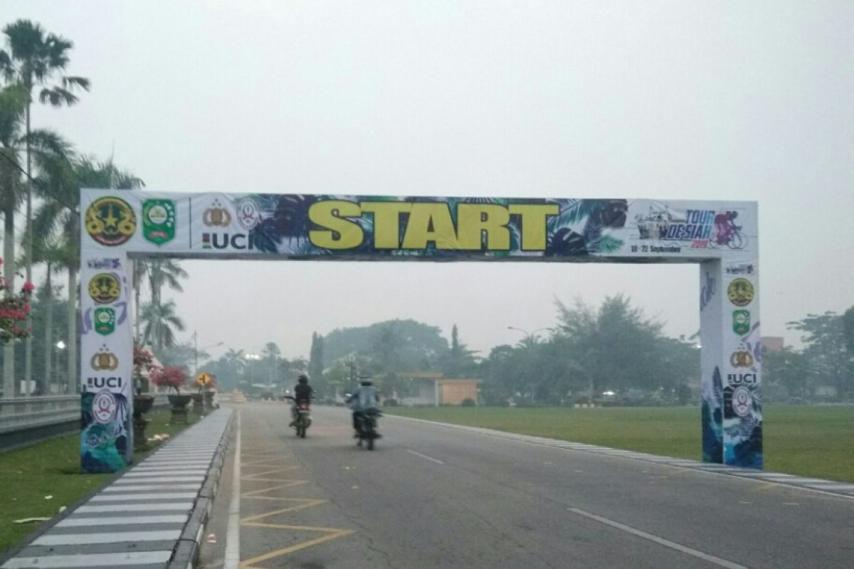 Tiga tim batal ikut Tour de Siak karena asap