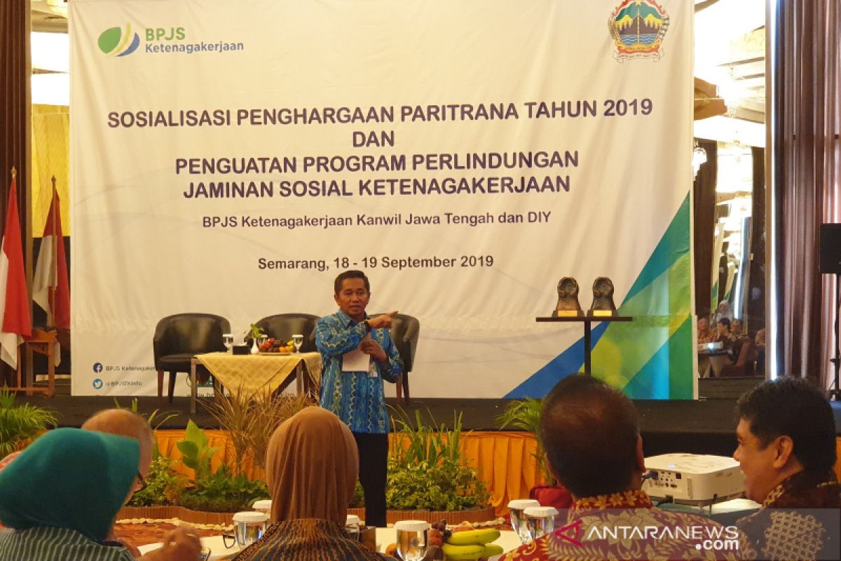 BPJS Ketenagakerjaan bersama pemda Jateng bertekad kembali raih Paritrana