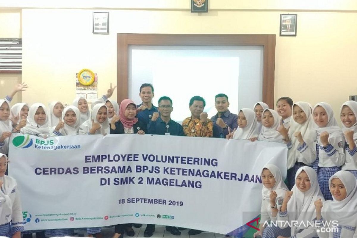 Kenalkan program, BPJS Ketenagakerjaan Magelang sasar pelajar