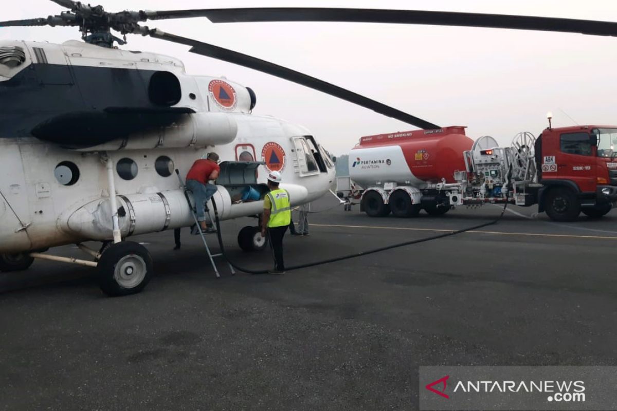 Karhutla Riau - Pertamina dukung pasokan avtur helikopter "water boming"