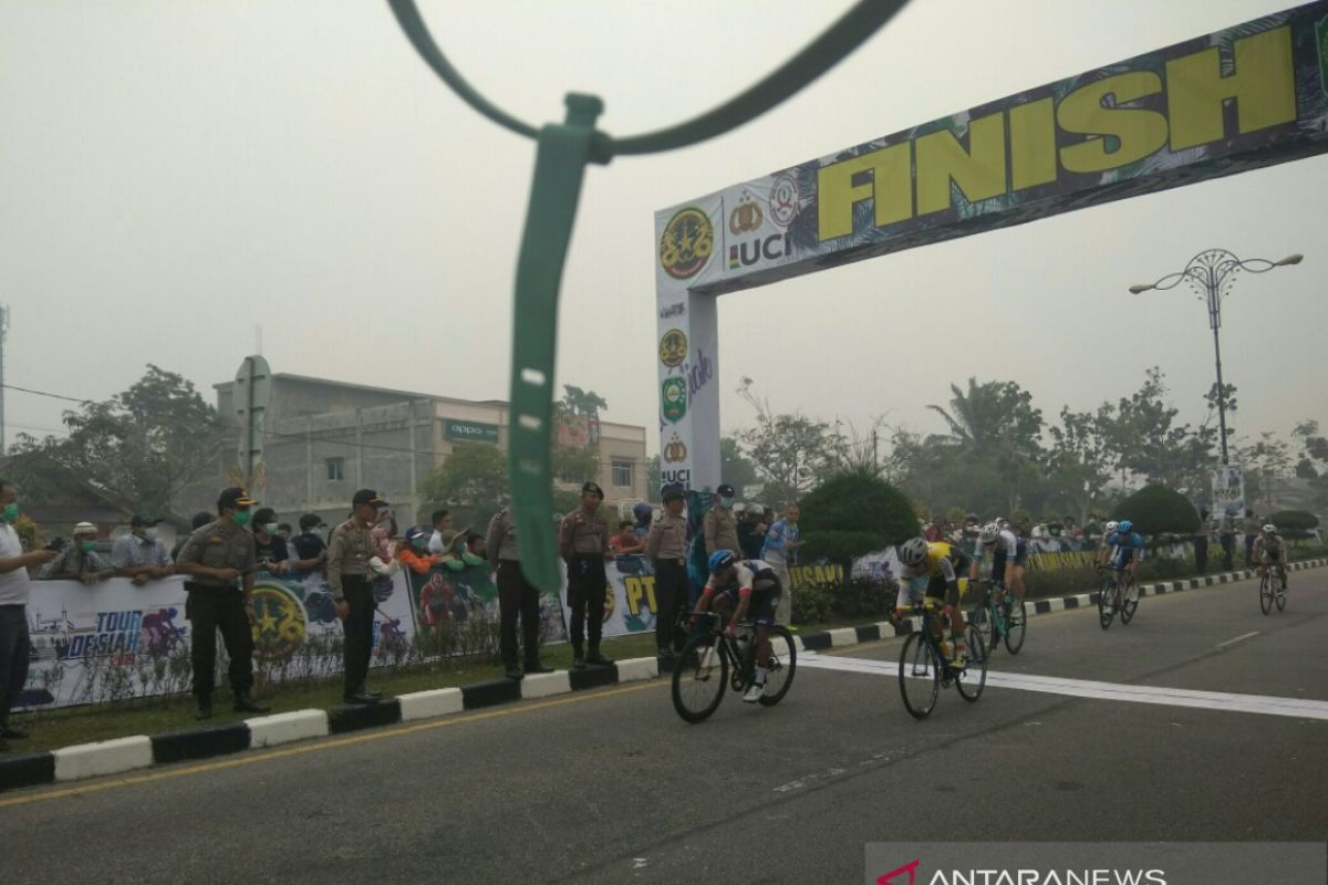 Tour de Siak, Pebalap Malaysia juarai Etape pertama