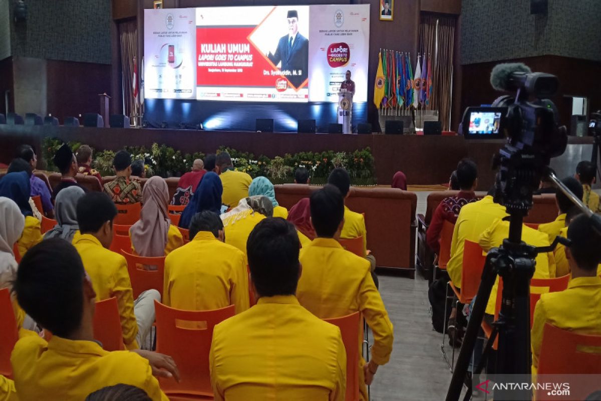 Menpan-RB ingin mahasiswa jadi "influencer"  gelorakan "Lapor"