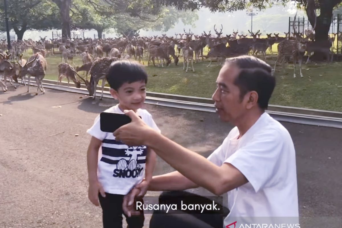 Ketika Jan Ethes nikmati jalan pagi bersama "Mbah Jokowi"