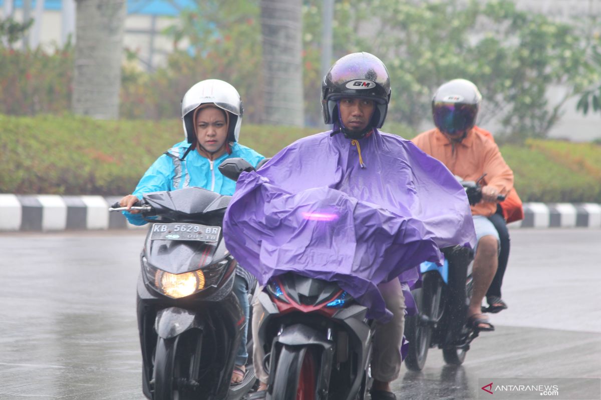 Pekanbaru diguyur hujan deras dua kali semalam