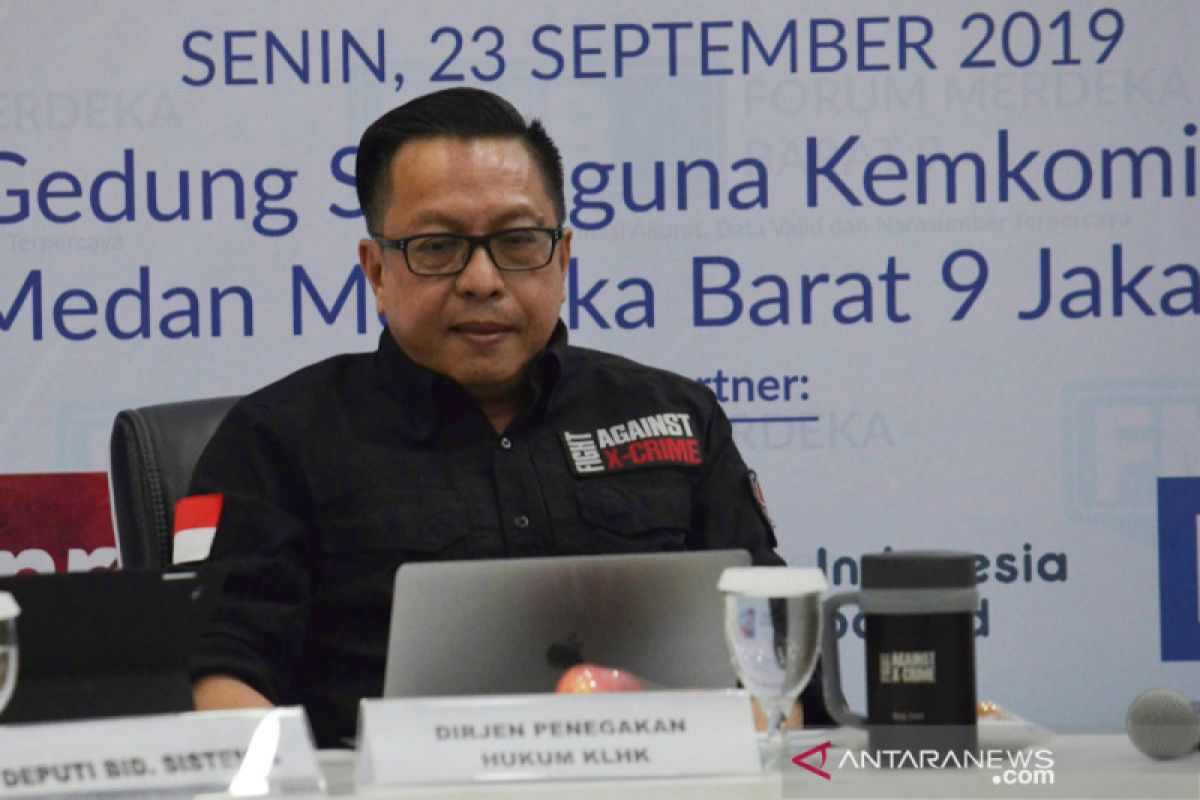 Lima perusahaan jadi tersangka kebakaran hutan dan lahan