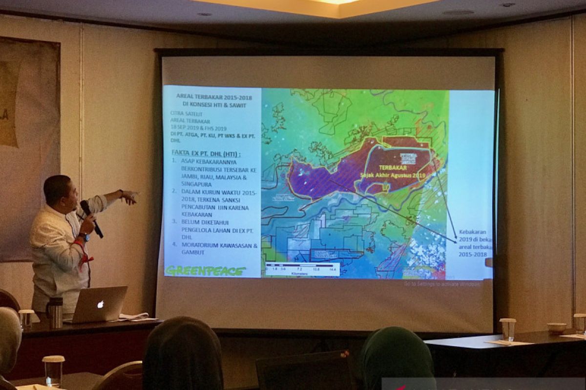Greenpeace Indonesia desak sanksi signifikan korporasi penyebab karhutla