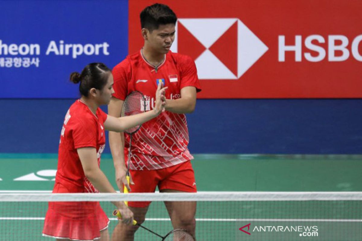 Dua ganda campuran Indonesia ke babak kedua Korea Open