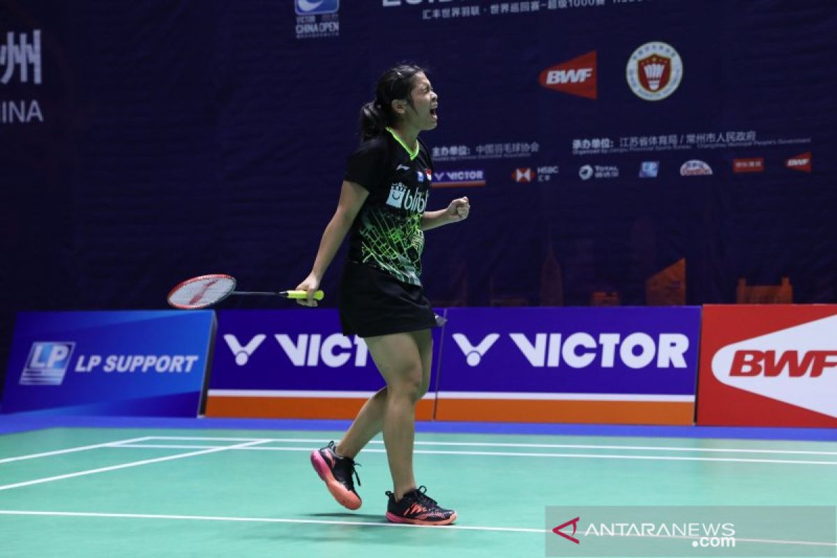 Gregoria melewati babak pertama Fuzhou China Open 2019