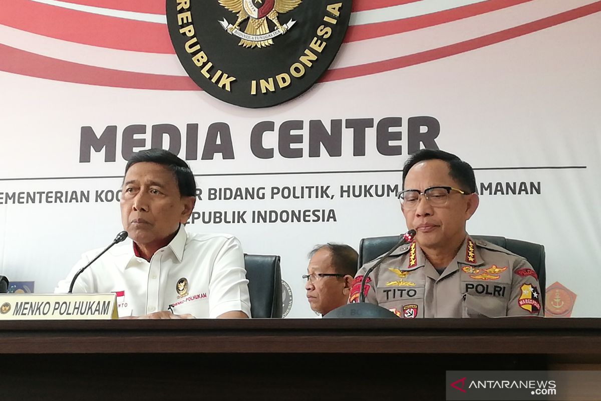 Wiranto: demo rusuh bertujuan gagalkan pelantikan Presiden