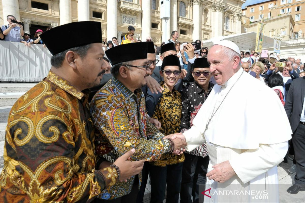 GP Ansor sampaikan Deklarasi Islam untuk Kemanusiaan kepada Paus