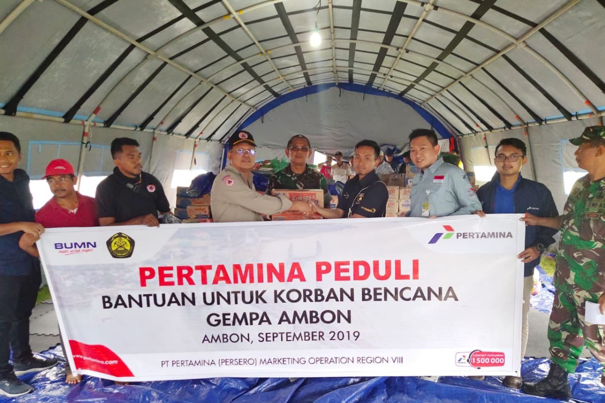 Pertamina kirim bantuan untuk warga terdampak gempa Ambon