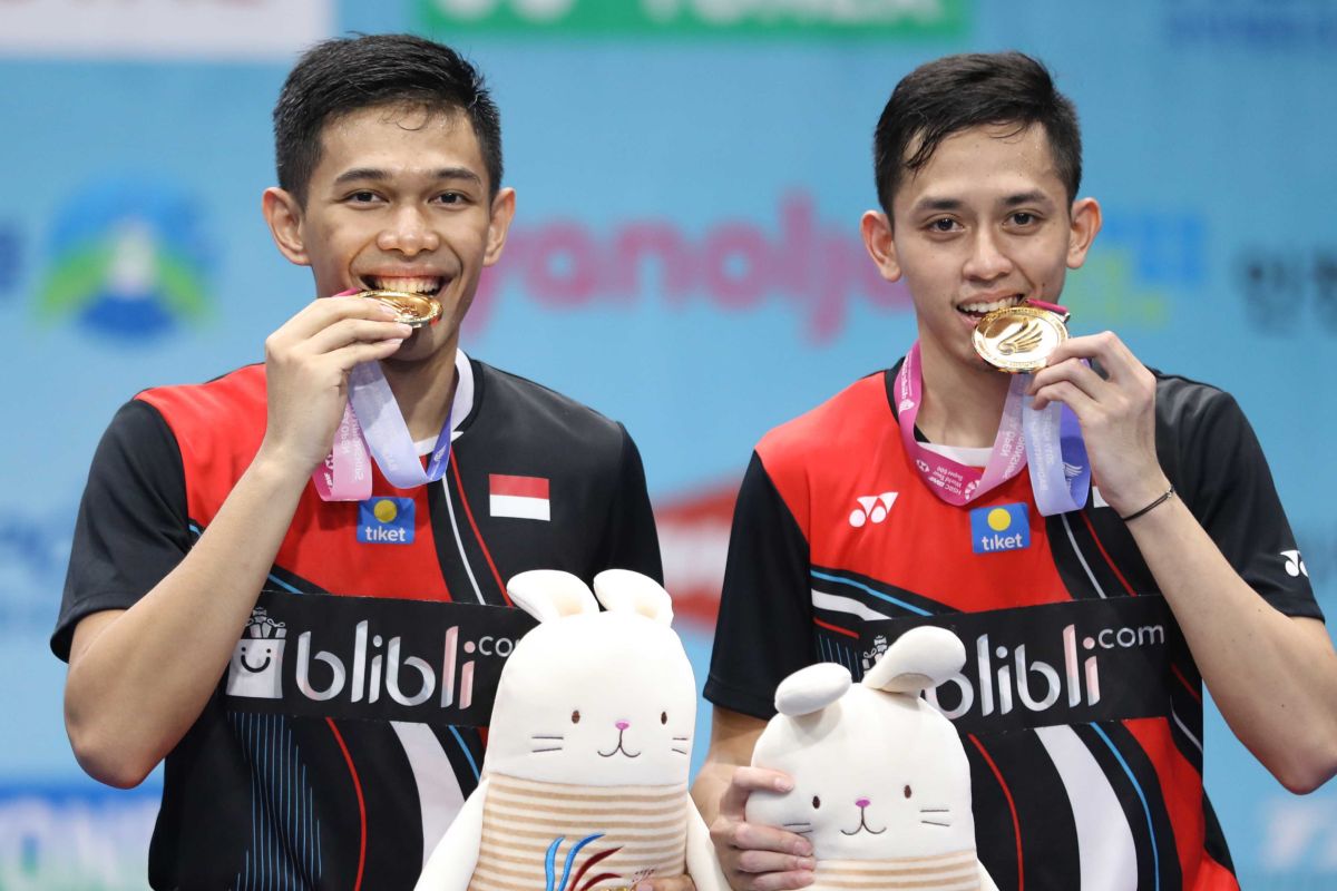 Juara Korea Open, Fajar/Rian tak ingin cepat puas