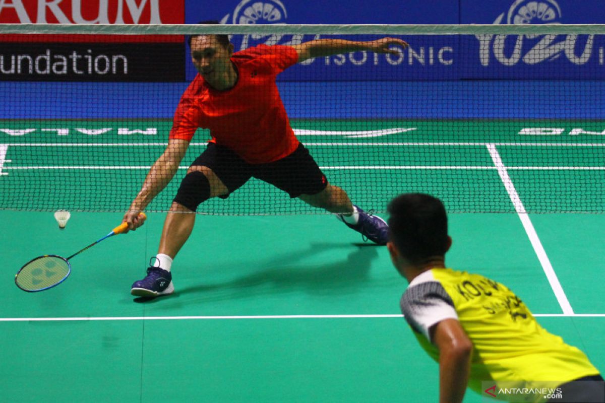 Kalahkan atlet muda Singapura, Sony Dwi Kuncoro melaju ke babak dua Indonesia Masters 2019