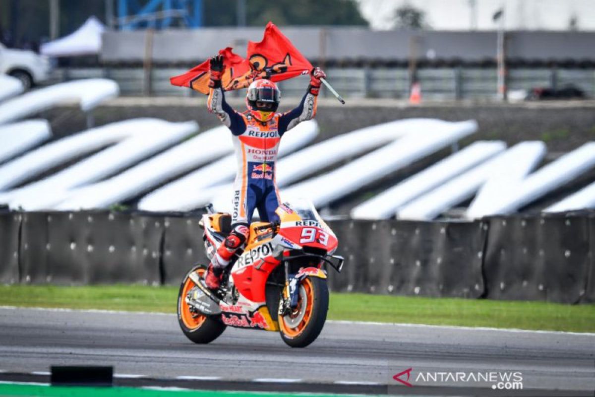 Marquez raih gelar juara dunia di GP 2019