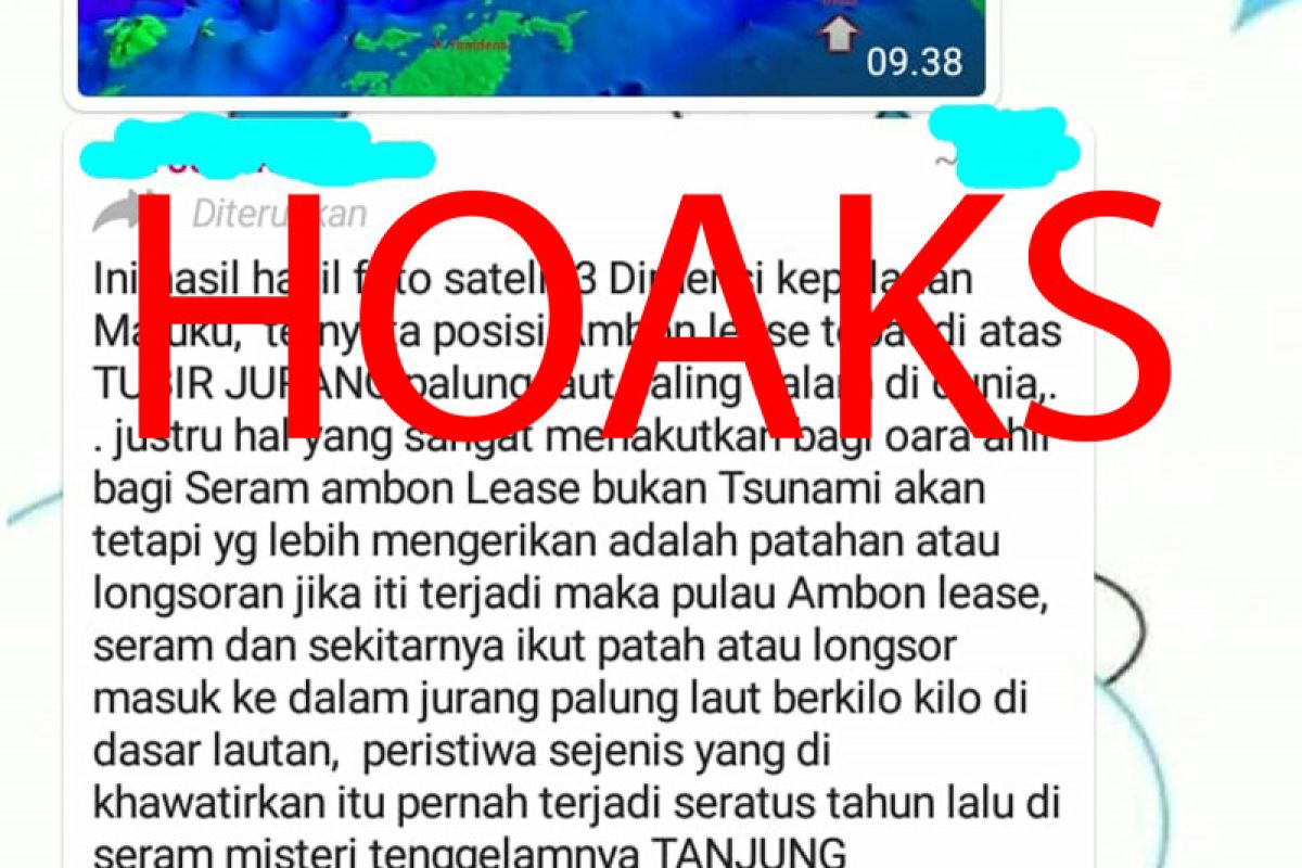 LIPI: Tak benar Maluku ambles jika palung laut longsor