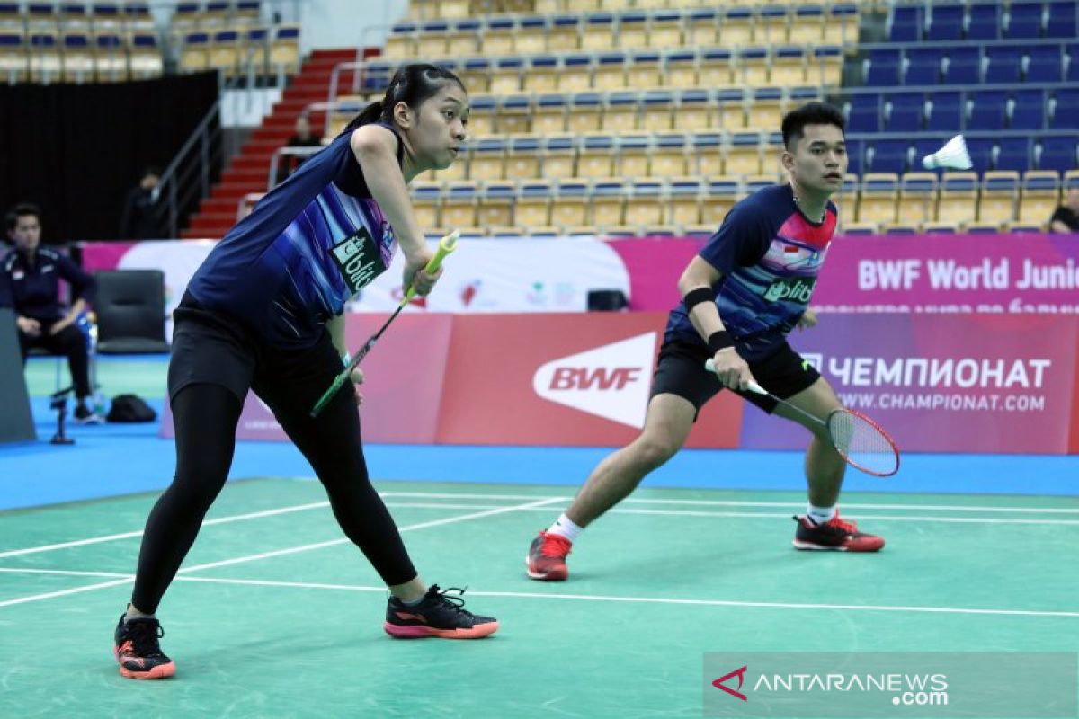 Leo/Indah runner up ganda campuran Kejuaraan Dunia Junior