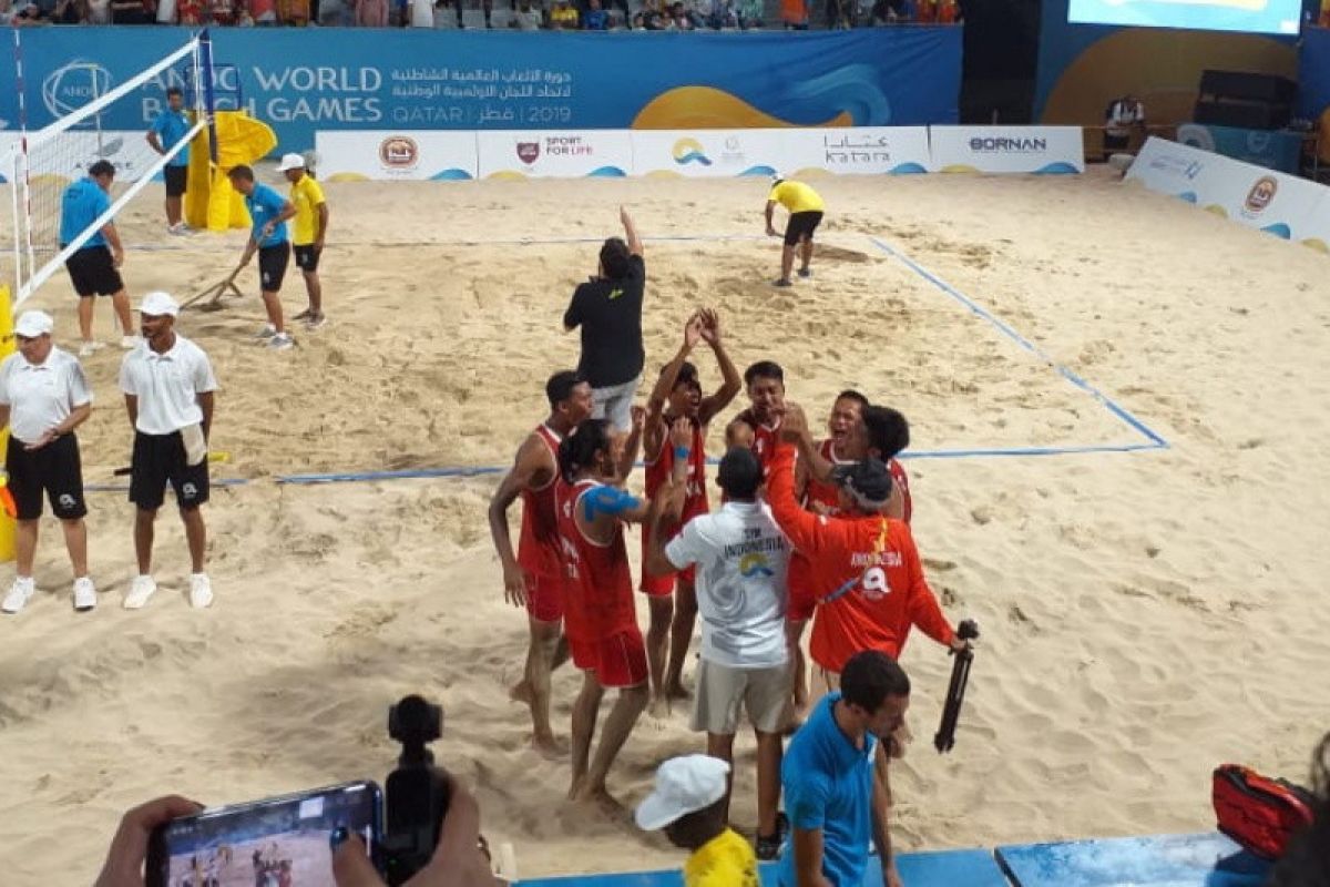 Tim voli pantai raih medali perunggu World Beach Games