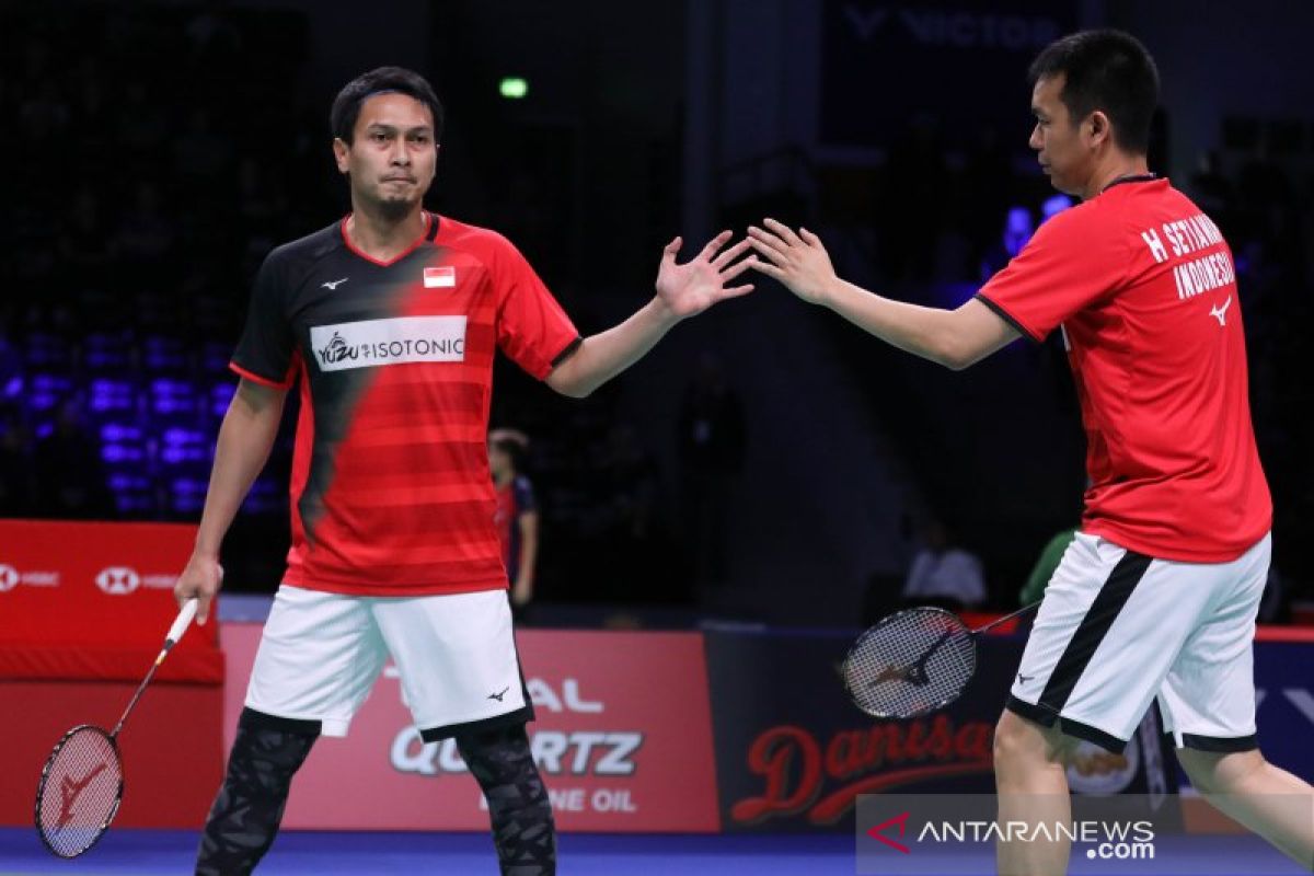 Ahsan/Hendra melangkah ke babak kedua  China Open 2019