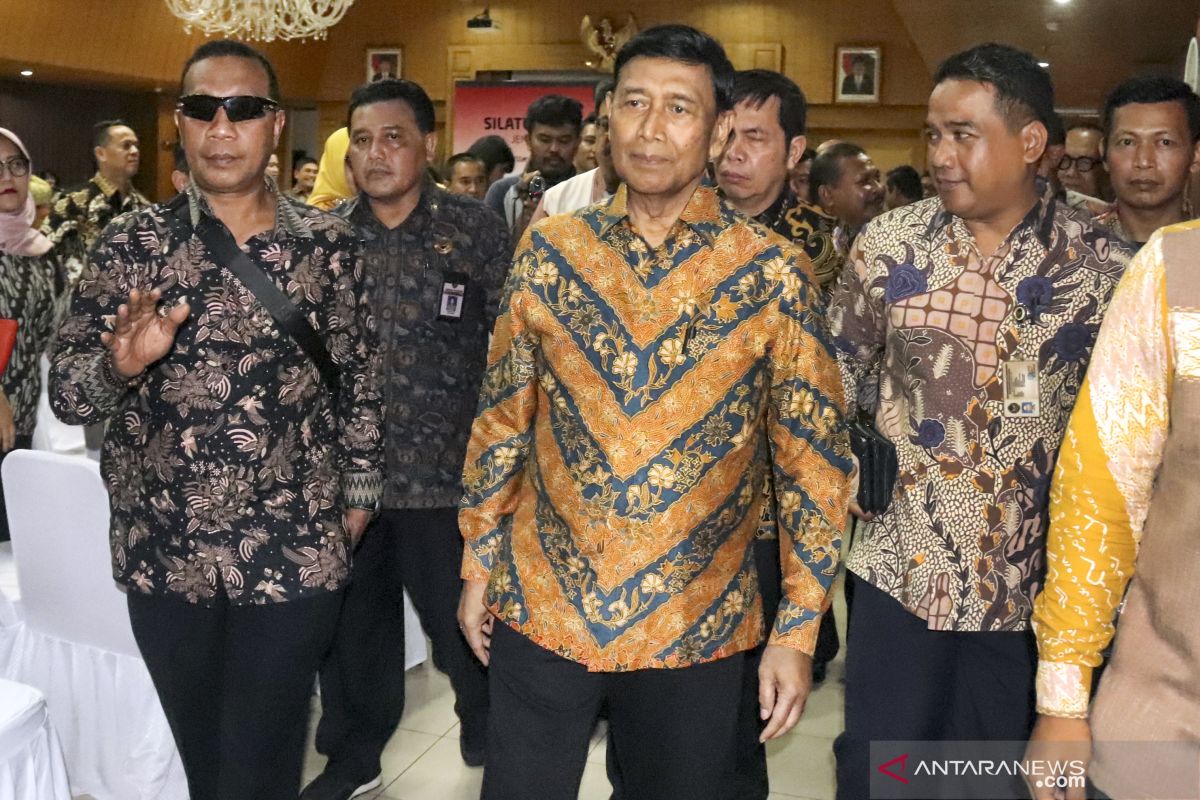 Wiranto sambangi Kemenko Polhukam terkait persiapan ganti kabinet