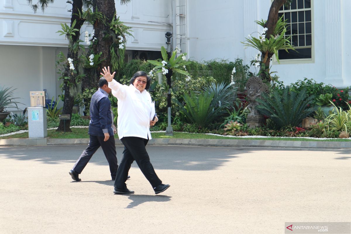 Siti Nurbaya Bakar datang ke Istana Kepresidenan Jakarta