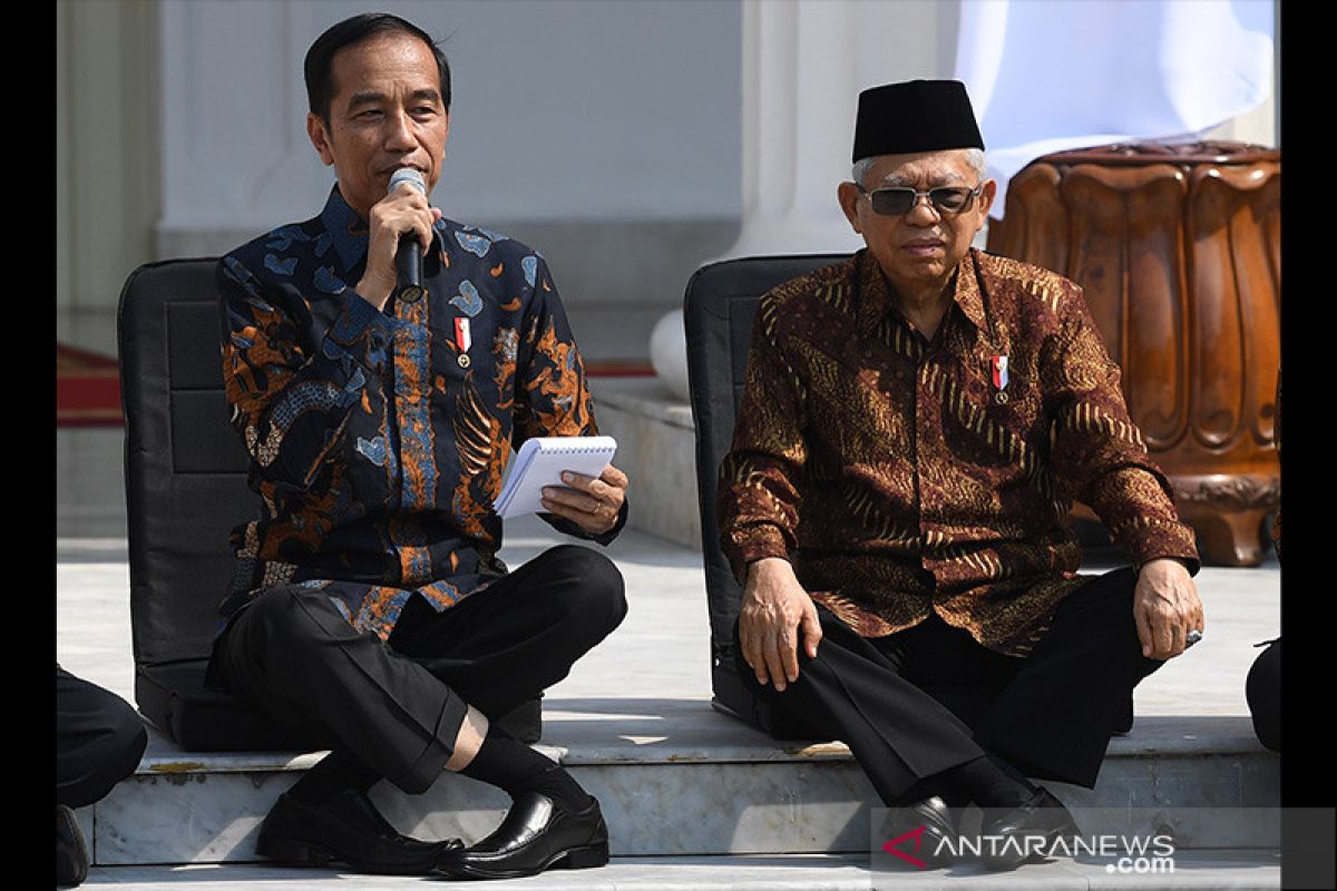 Ujian hari pertama kerja bagi Wapres Ma'ruf Amin