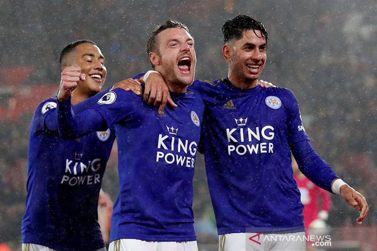 Liga Inggris, Leicester luluhlantakkan 10 pemain Southampton 9-0