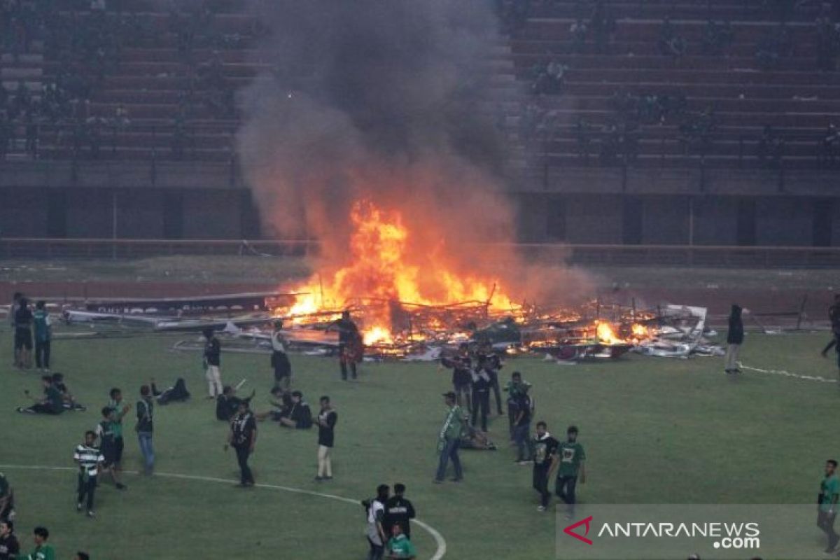 Polda usut kerusuhan suporter di Stadion Gelora Bung Tomo