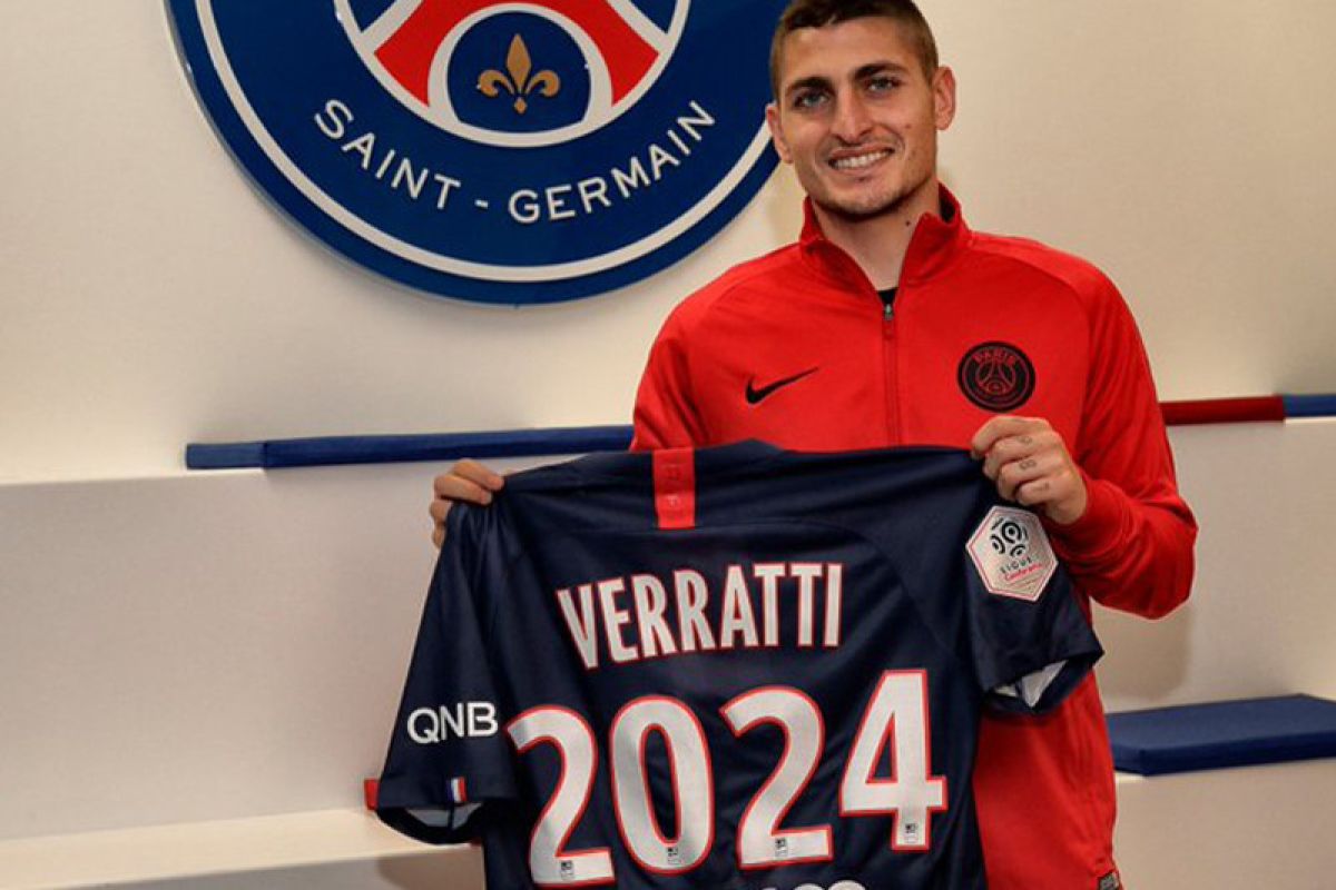 PSG perpanjang kontrak Marco Verratti hingga 2024