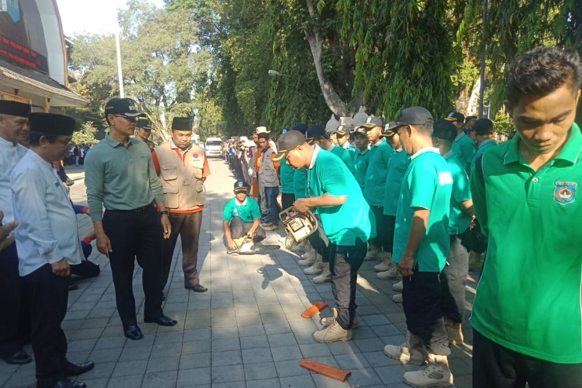 Pemkot Mataram gelar apel kesiapsiagaan penanganan bencana