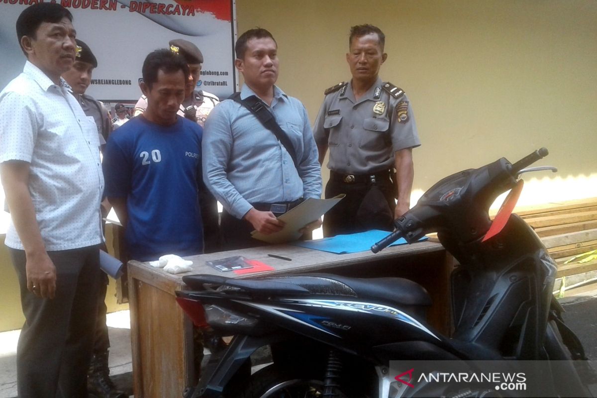 Berdalih biaya pengobatan anak, Riduan curi motor