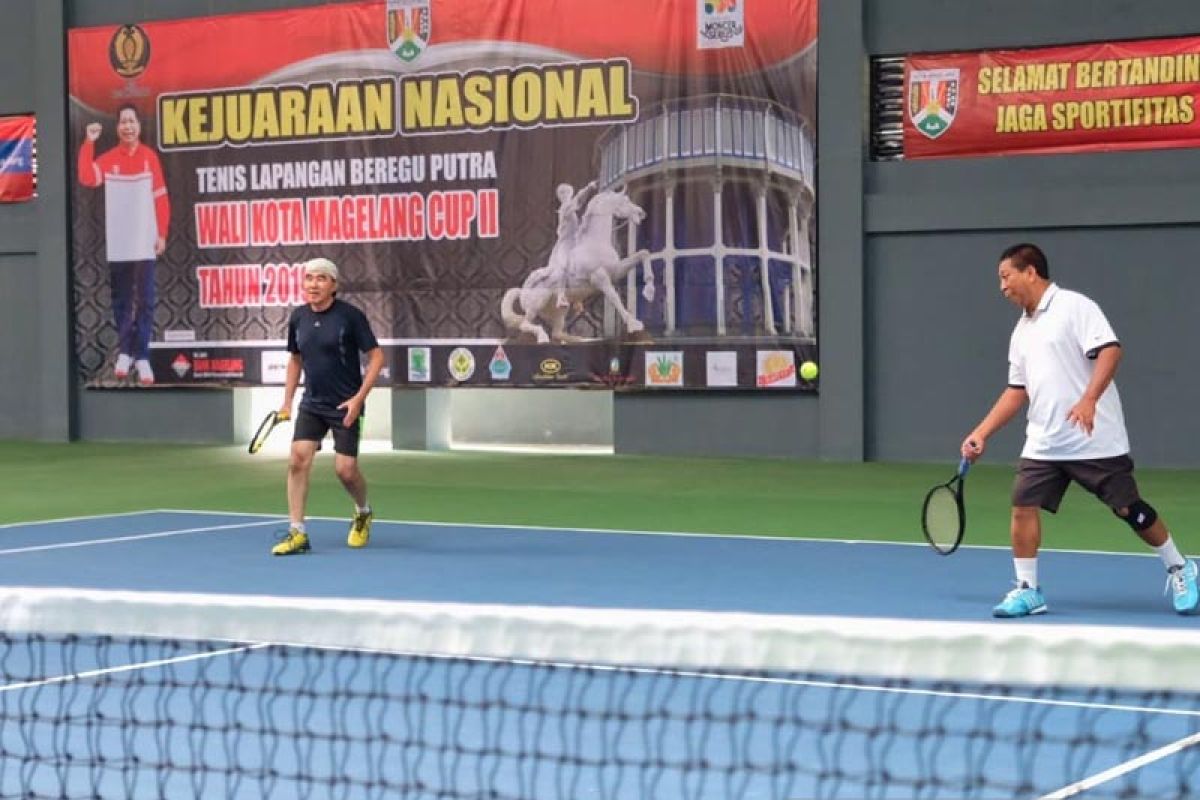 16 tim ikuti Kejurnas Tenis Lapangan Wali Kota Magelang Cup