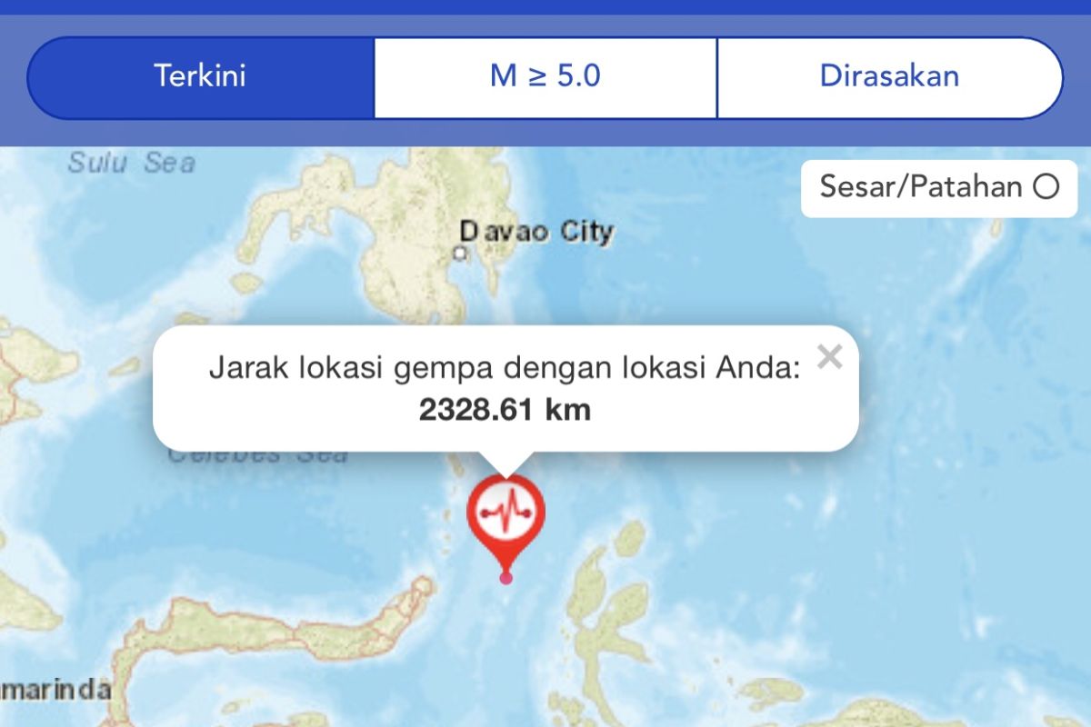 BMKG: Gempa magnitudo 7,1 di Malut berpotensi tsunami