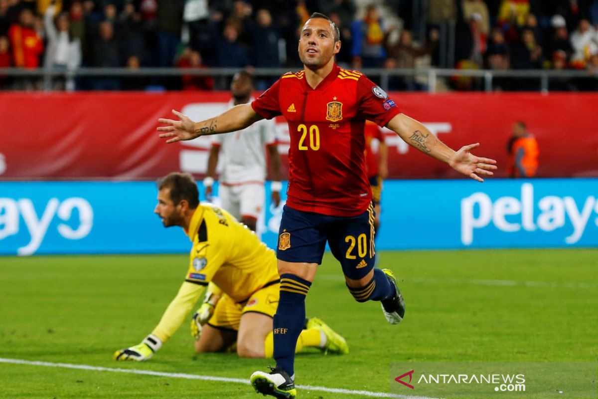 Spanyol bantai Malta dengan skor 7-0