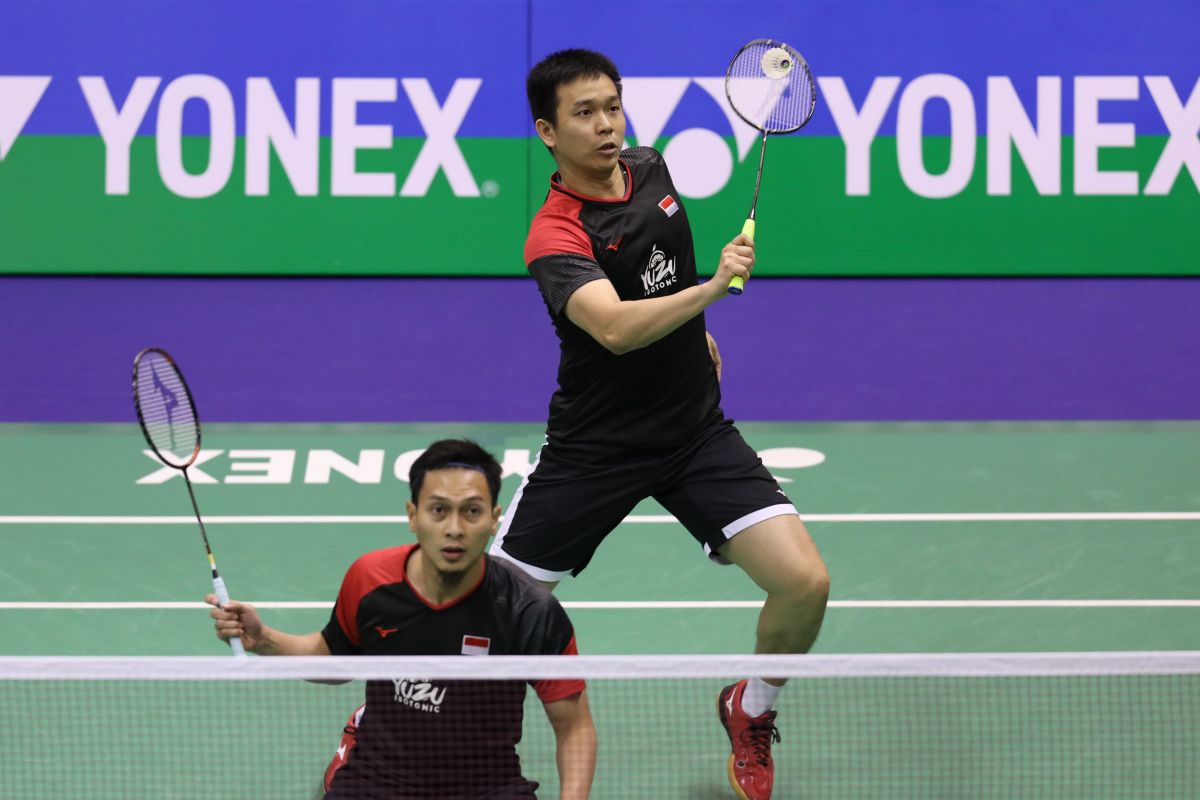 Hendra/Ahsan gagal raih gelar juara Hong Kong Open