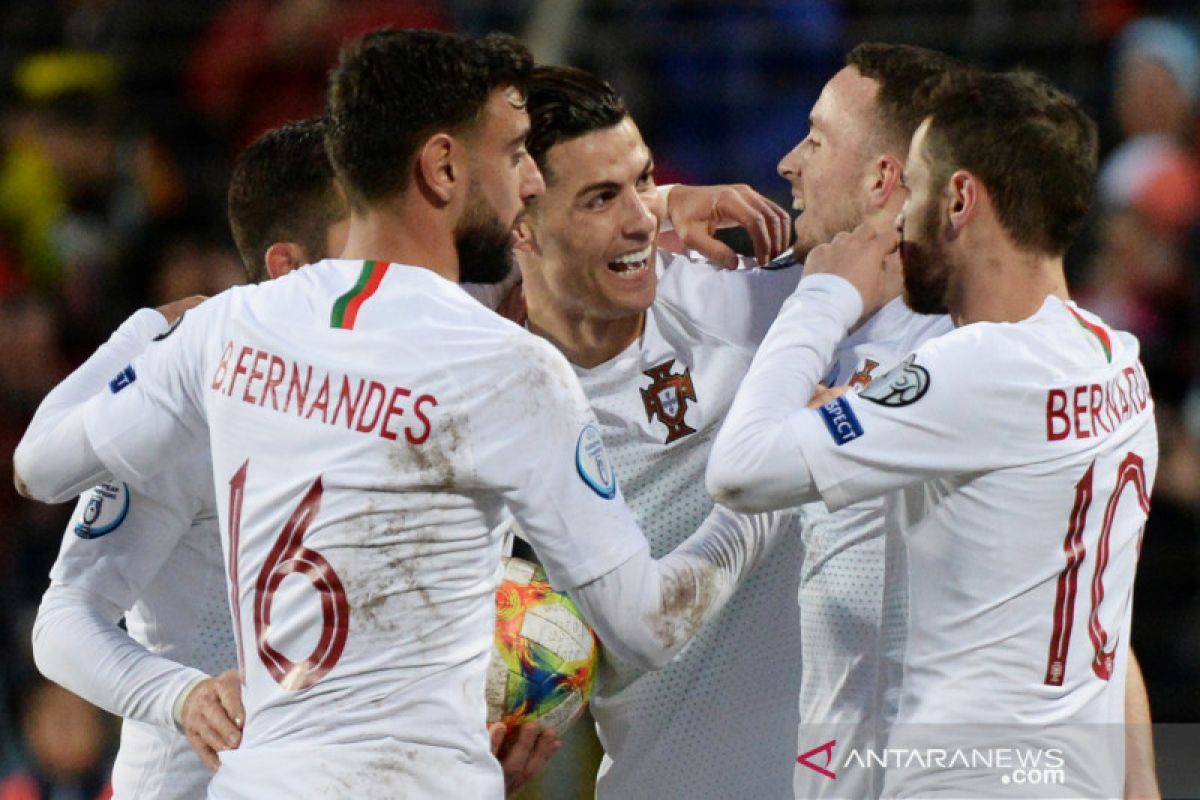 Kualifikasi Piala Eropa 2020 -- Grup B: Ukraina dan Portugal lolos, Serbia playoff