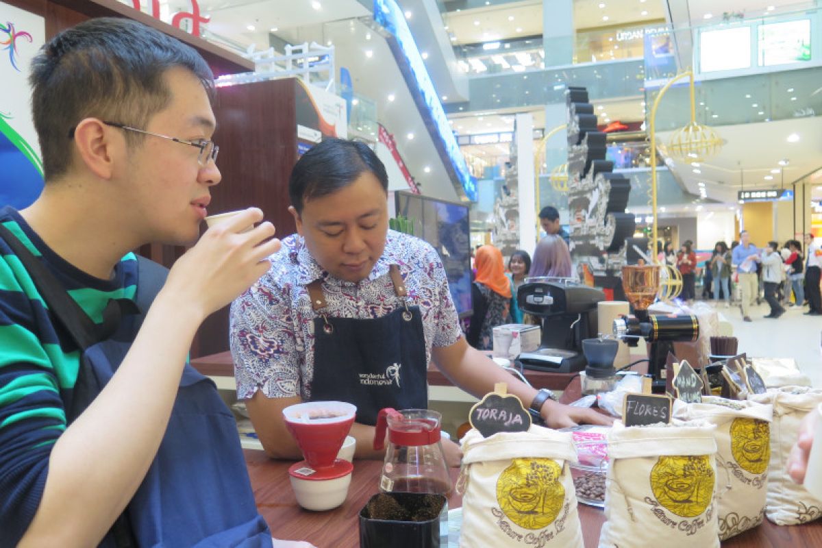 Kopi jadi andalan pelajar Indonesia di Nanjing, China