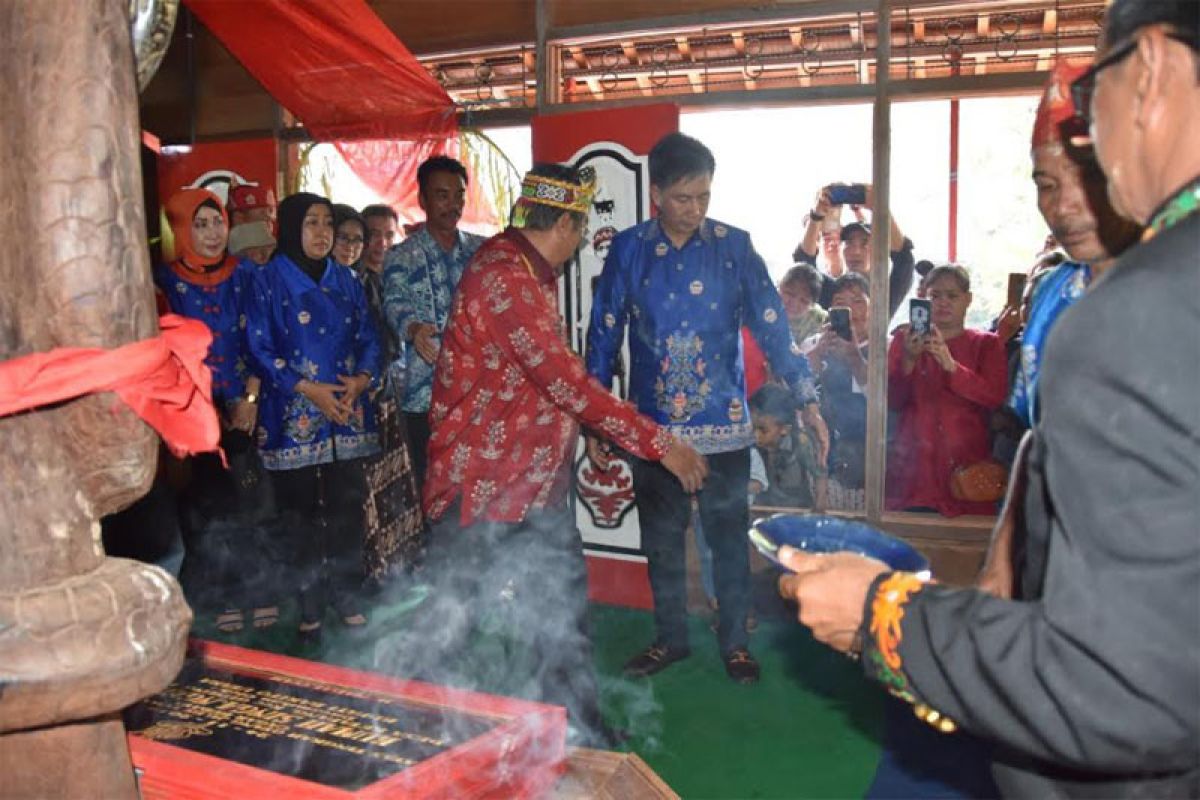 Rumah cagar budaya Panglima Dayak Taboyan diresmikan