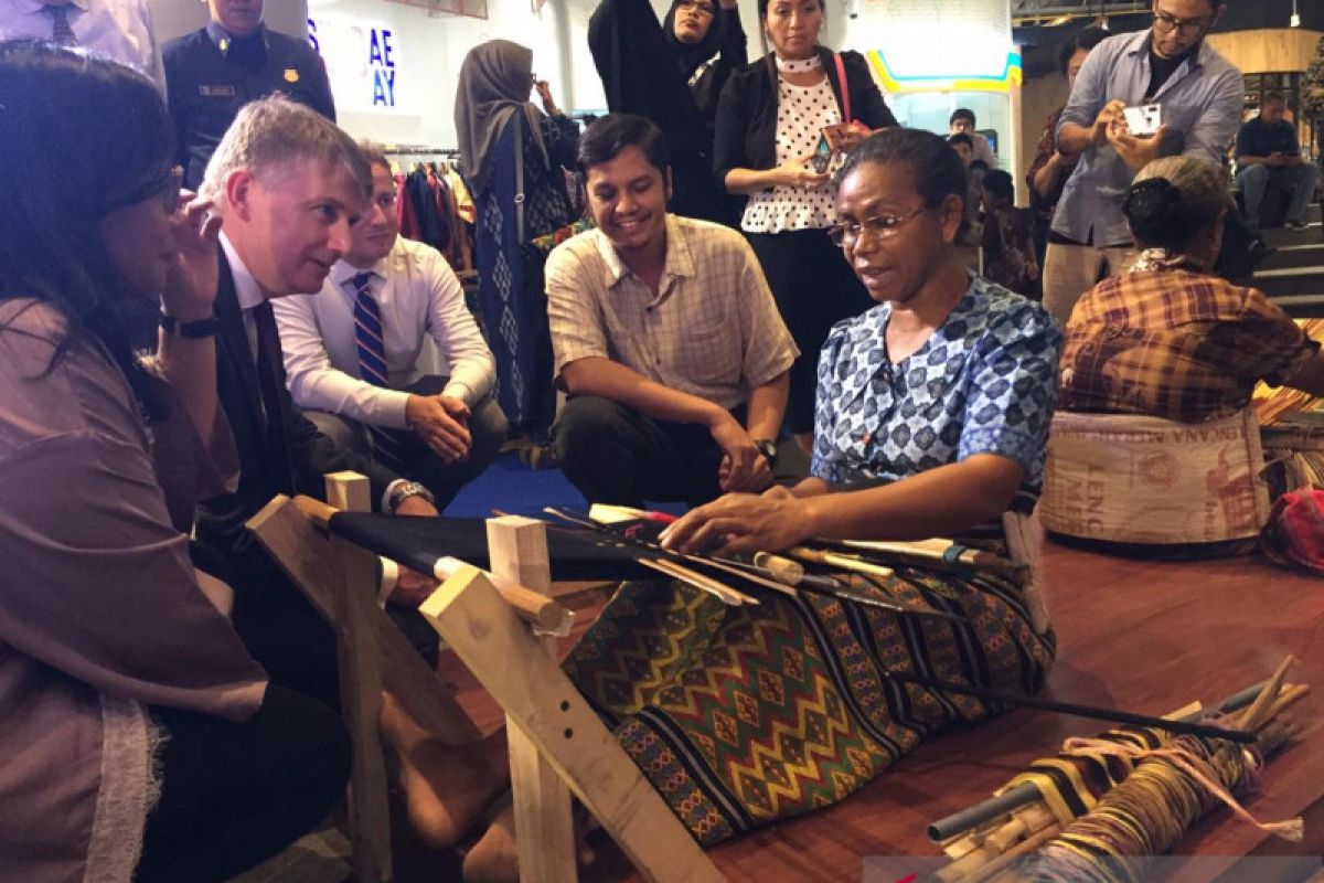 Dubes Inggris dan Direktur British Council kunjungi pameran Wallacea Week