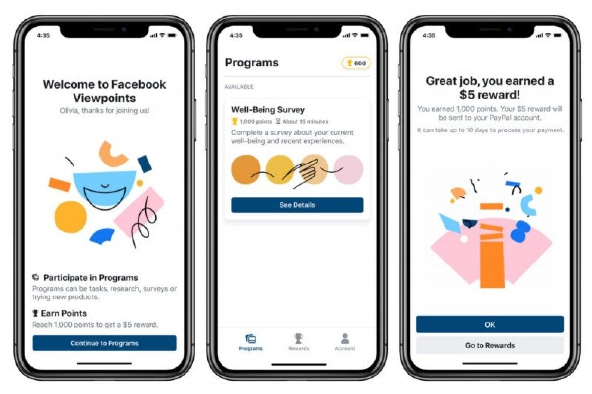 Facebook luncurkan aplikasi yang bisa beri insentif untuk pengguna