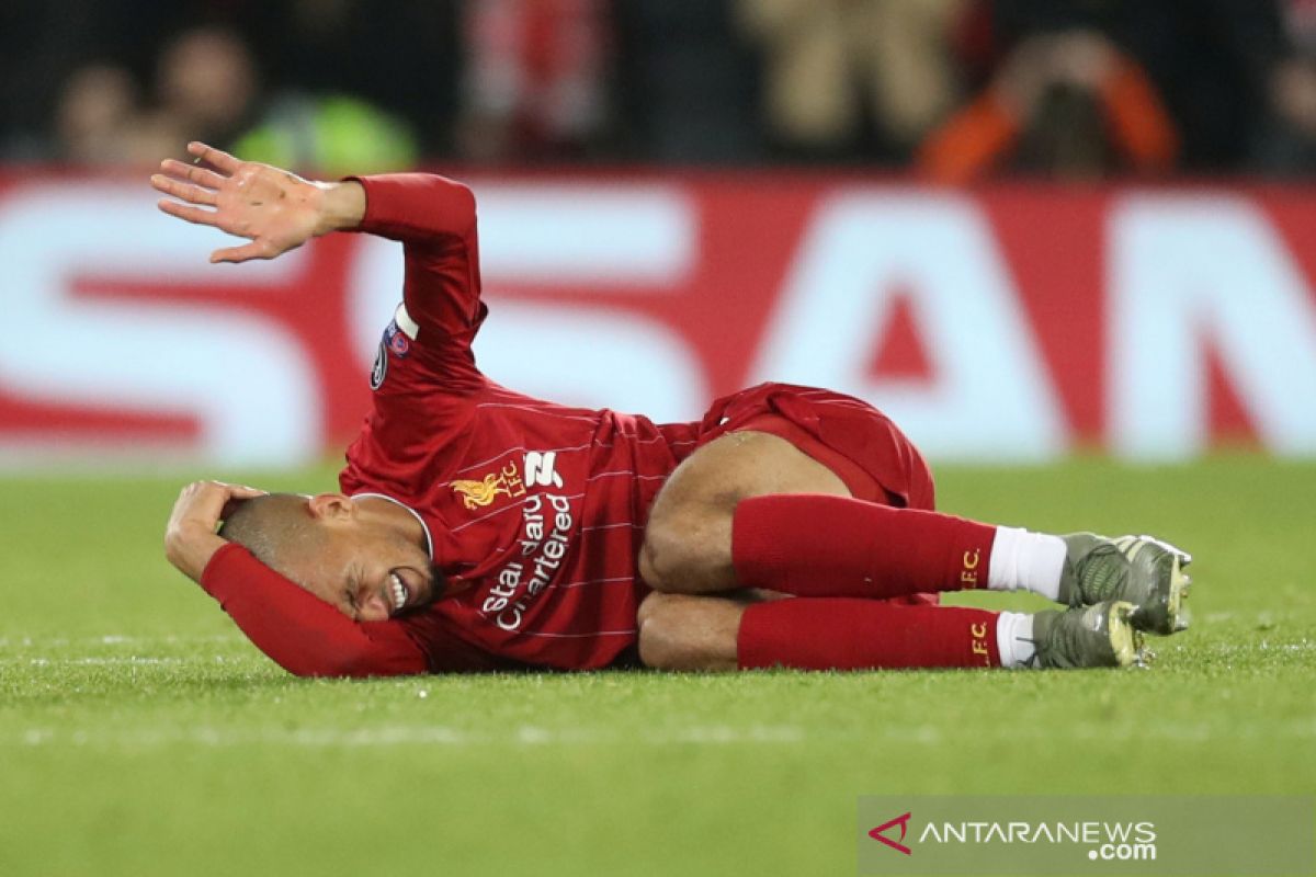 Cedera,  Fabinho menepi sampai  akhir Desember