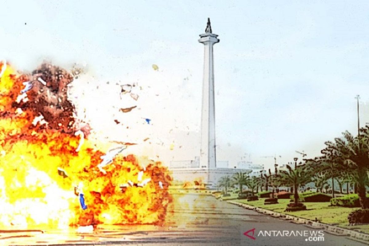 Polisi sebut saksi utama ledakan di Monas adalah korban